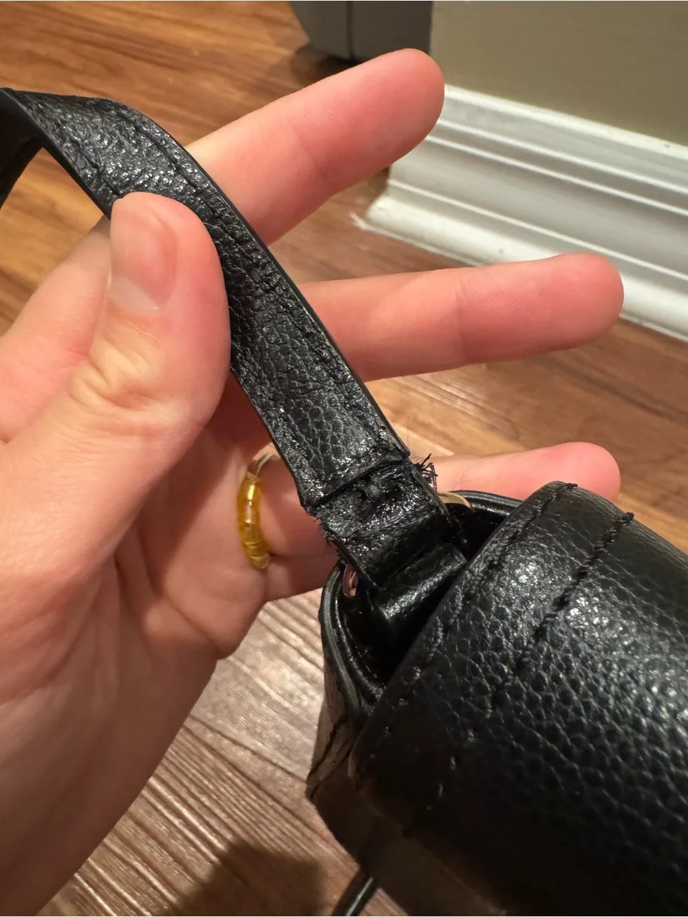 kate spade Black Leather Backpack and Crossbody Set